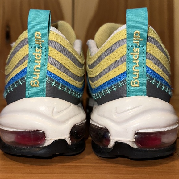 Nike Air Max 97 SE Air Sprung gray/yellow women’s size 7.5 men’s size 6 - Picture 4 of 10